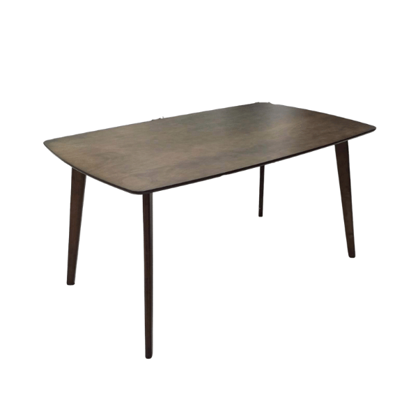 ชุดโต๊ะอาหารไม้ 4 ที่นั่ง WISDOM DESIGN FURNITURE รุ่น YOSHI 120 ซม. สีวอลนัท_1